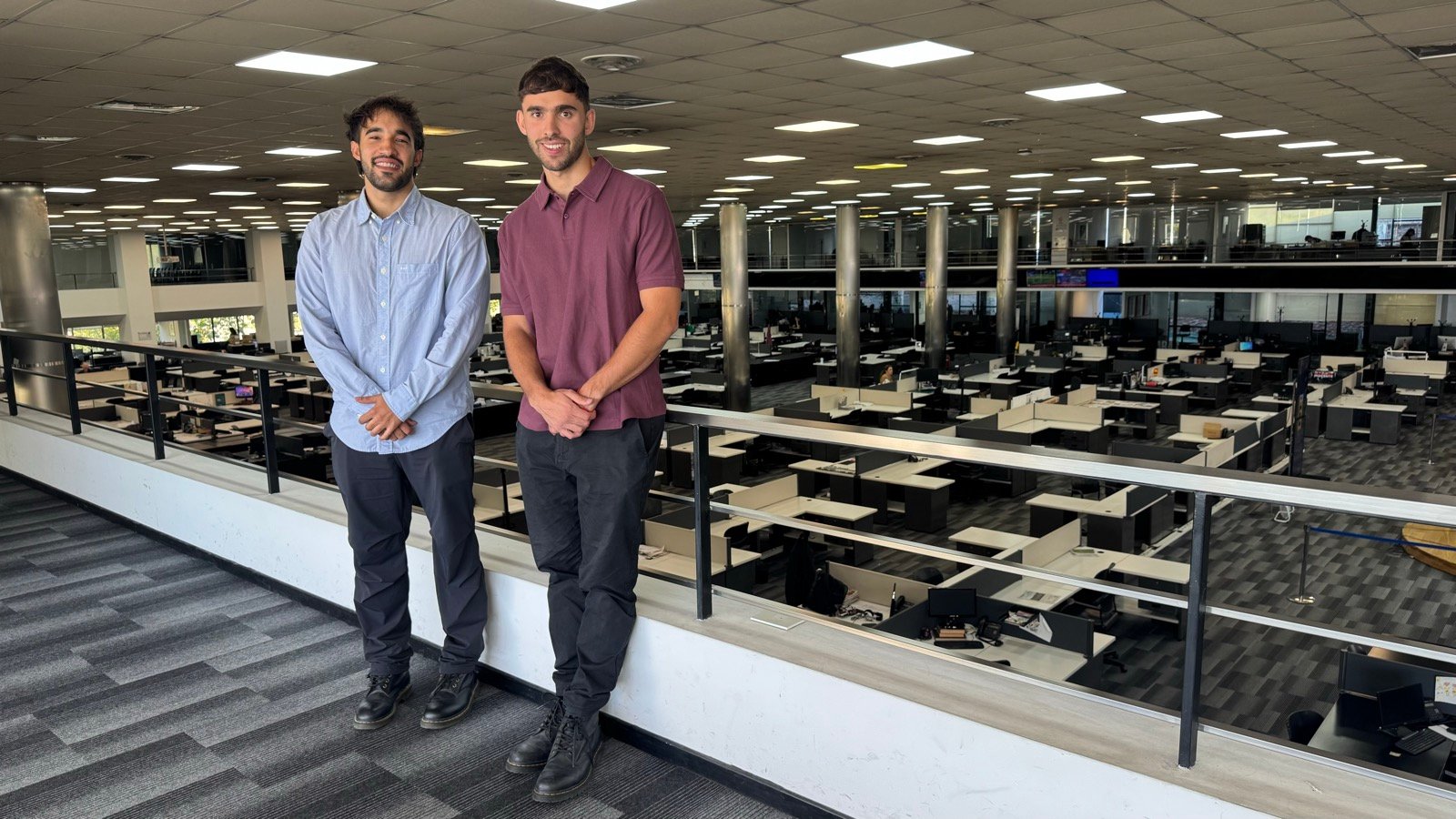 Ramses Safar y Felipe Altamirano, fundadores de AtherAI Studio